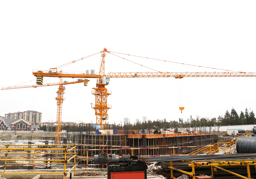 QTP63 (5610) 6ton Topkit Type Tower Crane Jib Długość 56m